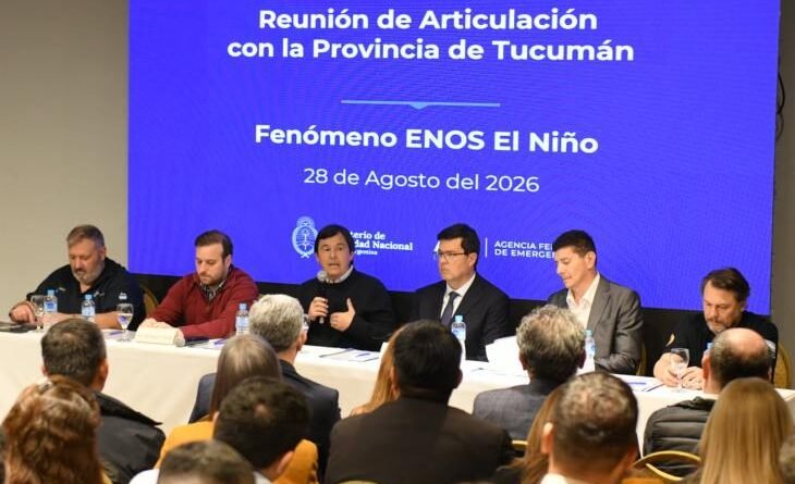 Provincia y Nación articulan acciones preventivas ante el fenómeno El Niño