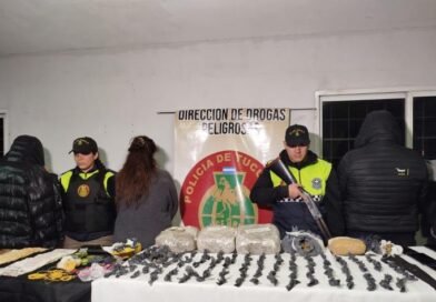 Secuestraron más de 4 kilos de marihuana durante un allanamiento en El Manantial