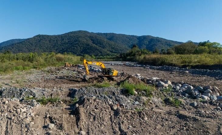 Continúan los trabajos en la Ruta Provincial 321 y el río Lules