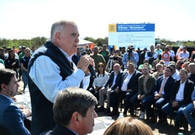 Jaldo visitó la obra de la doble terna El Bracho – Villa Quinteros y la estación transformadora Leales