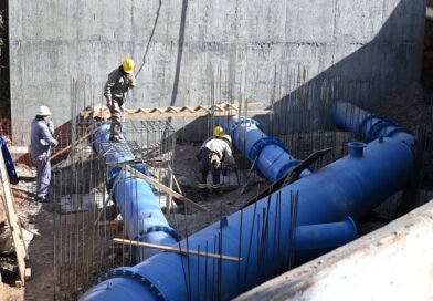 Avanzan las obras de renovación de las válvulas del Acueducto El Cadillal