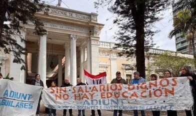 ADIUNT se suma al paro nacional docente por 72 horas