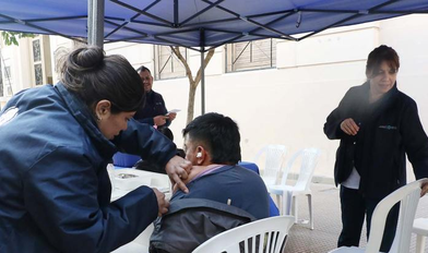 Este sábado vacunate contra la gripe en la Peatonal