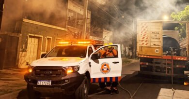 Tragedia en Barrio Sur: un hombre murió en el incendio de su vivienda