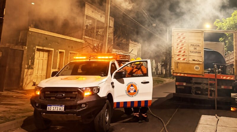 Tragedia en Barrio Sur: un hombre murió en el incendio de su vivienda