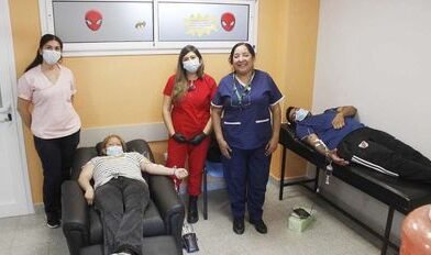 El Hospital del Niño Jesús realiza una posta semanal de donación de sangre