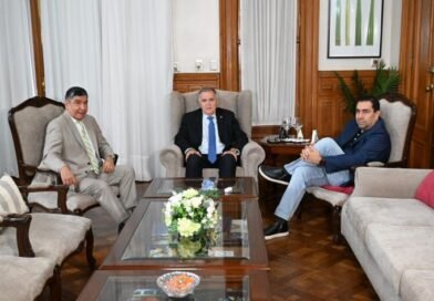 Jaldo recibió a Acevedo y Mansilla para analizar la agenda legislativa y de gestión