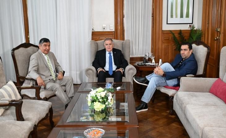 Jaldo recibió a Acevedo y Mansilla para analizar la agenda legislativa y de gestión