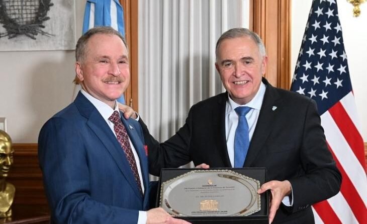 Jaldo recibió al embajador de Estados Unidos, quien destacó las oportunidades de Tucumán para el desarrollo económico