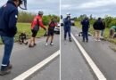 La Reducción: un camión embistió a ciclistas en la autopista San Martín y cuatro resultaron heridos (video)