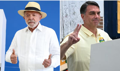 Flávio Bolsonaro se impuso a Lula por más de 2%, pero habrá balotaje