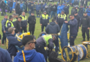 La Policía custodió el ingreso de la hinchada de Rosario Central a Tucumán