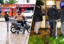Agredió a un joven cadete de moto Uber y sus compañeros lo fueron a buscar a su casa: video